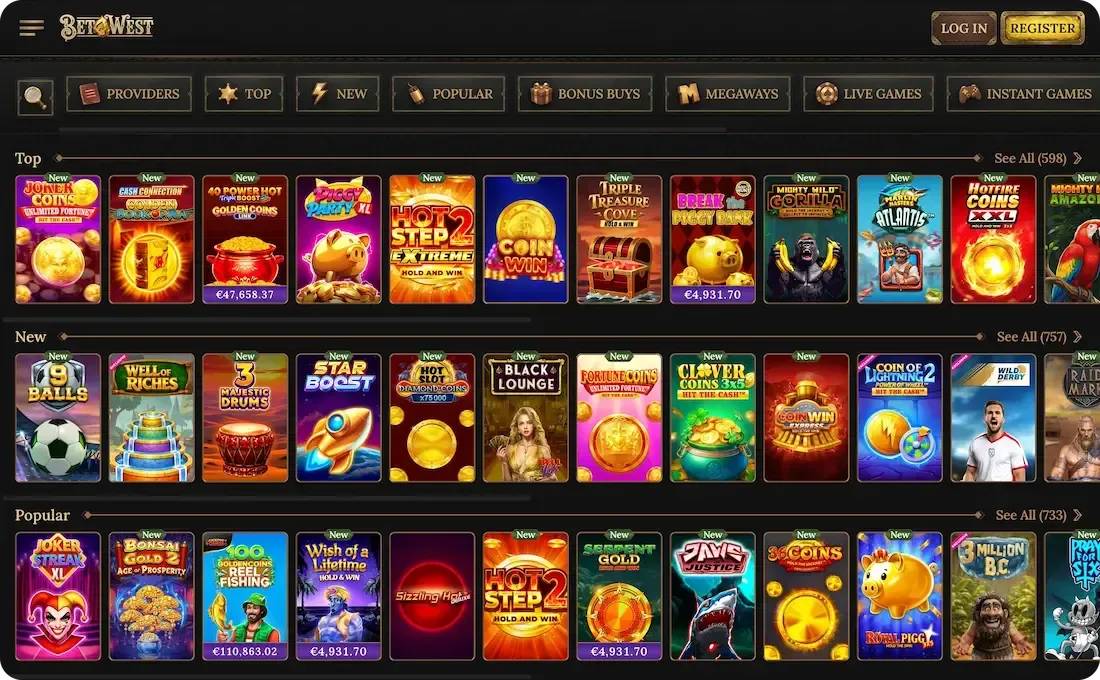 betwest games